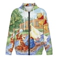thumbnail image 4 of Unisex Winnie The Pooh Zip Up Hoodies 3D Printed Pullover Hooded Sweatshirt with Pocket for Mens Womens, 4 of 8