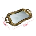 thumbnail image 5 of Bandejas decorativas/bandeja de maquillaje/bandeja de joyería/bandeja para servir espejo bandeja de comida para dormitorio mostrador decoración del ho, 5 of 5