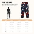 thumbnail image 3 of Fotbe Red Blue White Stars Pantalones de Pijama para Mujer, Pantalones de Dormir, Pantalones Pj con Cordón y Bolsillos-3X-Large, 3 of 6