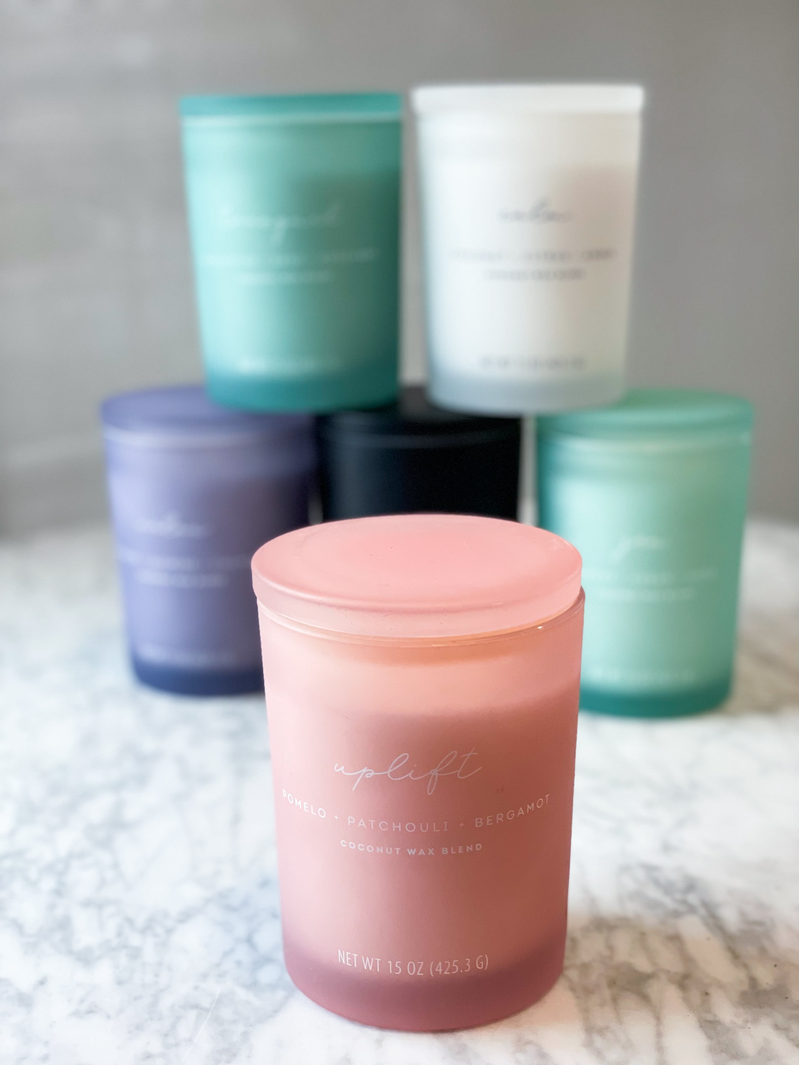 Allswell 15oz Scented 2-Wick Spa Candle - Uplift (Pomelo + Patchouli + Bergamot)
