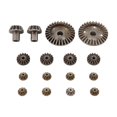 thumbnail image 2 of Upgrade Metal Gear 30T 16T 10T Differential Driving Gears for 144001 12428 12429 12423 12429 RC Car, 2 of 5
