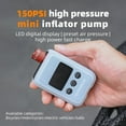 thumbnail image 6 of ROCKBROS Mini Electric Bike Pump, 150 PSI High Pressure Compatible & Lightweight​, 6 of 17