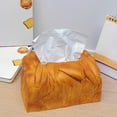 thumbnail image 5 of AuroraX Hamburger/Bread Tissue Box Cover, Large Capacity Facial Paper Tissue Box,Kitchen Office Living Room Room Decor -Yellow, 5 of 6