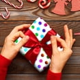 thumbnail image 1 of Short Birthday Wrapping Paper Colorful Foil With Dots Happy Birthday Lettering Wrapping Paper For Holiday Birthday Wedding 2 Wrapping Paper Wrapping Paper Teal Initial Wrapping Paper Dinosaur Wrapping, 1 of 5