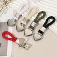 thumbnail image 4 of Uxcell 6 Pcs Clips para Toallas de Té con Lazo de Algodón para Colgar, Ganchos de Toalla de Metal de 4.3 Pulgadas, Perchas de Tela Multipropósito para Hogar Cocina Baño, Blanco (Corazón), 4 of 7