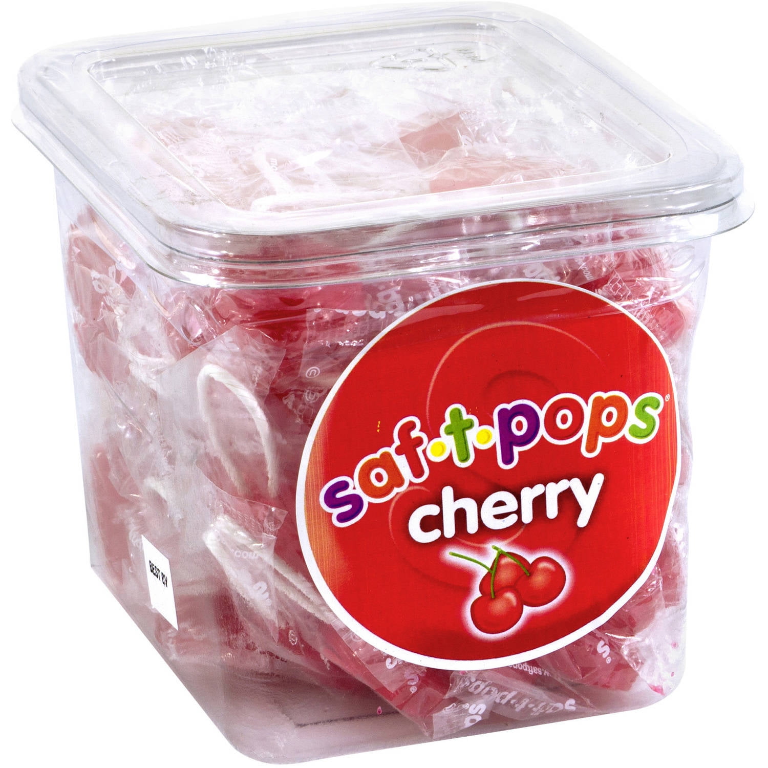 SafTPops Cherry Lollipops, 60 count