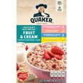 thumbnail image 2 of Quaker Instant Oatmeal, Fruit & Cream Variety, 8.4 oz, 8ct (Pack of 4), 2 of 8