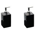 thumbnail image 1 of kurtrusly Practical Pump Bottle Shampoo Dispenser for Home Kitchen Black 500ml 2Set, 1 of 6