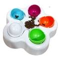 thumbnail image 2 of Bola interactiva para tratar cachorros y perros, cuenco alimentador lento, dispensador de comida para perros no tóxico, juego educativo de entrenamiento IQ divertido lento, 2 of 5
