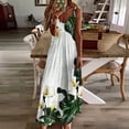 thumbnail image 4 of Calla Lilies Sleeveless Dress Loose Women's Dress Dresses Luxury Evening Dresses, 4 of 9