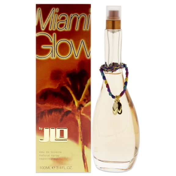 Jennifer Lopez Miami Glow Eau De Toilette Perfume Spray for Women 3.4 oz