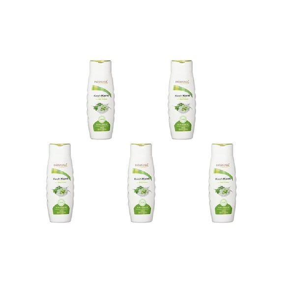 Pack Of 5 - Patanjali Milk Protein Hair Cleanser Shampoo - 200 Ml (6.76 Oz)