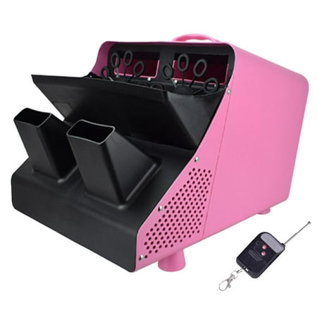 Flroha Remote Control Bubble Machine | 500W Two-Wheel Outdoor Bubble Machine | 110V American Specifications Easy-Carry Handle Automatic Bubble Blower For Party