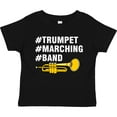 thumbnail image 3 of Inktastic #Trumpet #Marching #Band Hashtag White Text Boys or Girls Toddler T-Shirt, 3 of 5