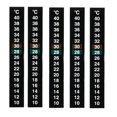 thumbnail image 3 of Lutabuo Aquarium Fish Tank Thermometer Liquid Sticker LCD Adhesive Strip (5pcs), 3 of 7