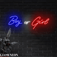 thumbnail image 3 of Glowneon Boy Or Girl Neon Sign, Baby Gender Reveal Party Led Wall Art, 3 of 5