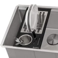 thumbnail image 6 of Ruvati RVA1542 Dish Plate and Silverware Caddy Drying Rack for Workstation Sinks, 6 of 7