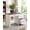 White wood tabletop, variant on Gaderth Farmhouse Executive Desk with File Cabinet & Storage Drawers, Space-Saving Small Home Office Desk for Bedroom