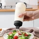 thumbnail image 1 of Botella exprimible para condimentos de 350 ml (11 oz) | Dispensador con tapa abatible para aceite, salsas y glaseado | Plástico apto para uso alimentario | Incluye 1 botella, 1 of 7