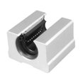 thumbnail image 2 of Linear Rails and Bearings,1Pcs Linear Guide Rail 500mm +2Pcs Linear Bearing 12mm Slide Blocks SBR12UU, 2 of 5