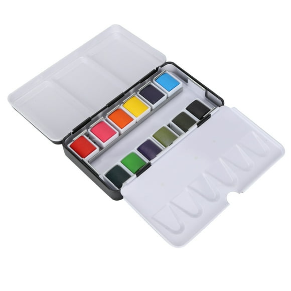 Watercolor Paint Set Painting Supplies Solid Watercolor Paint Bright Color Paint Box Oil Paint Watercolour Paints