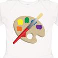 thumbnail image 4 of Inktastic Artist Palette and Brush Boys or Girls Long Sleeve Baby Bodysuit, 4 of 5