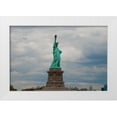 thumbnail image 3 of Erin Berzel 18x13 White Modern Wood Framed Wall Art Titled - Statue of Liberty III, 3 of 5