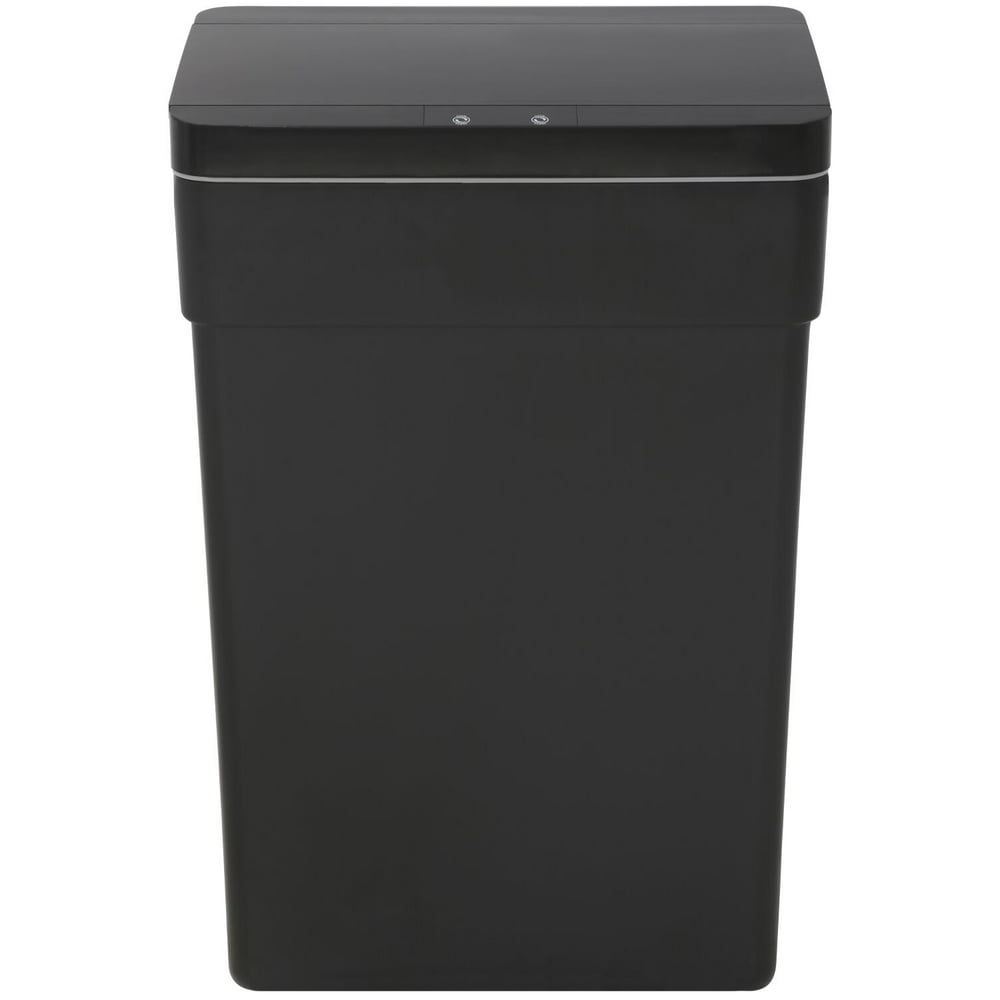 13 Gallon Trash Can Plastic Kitchen Trash Can Automatic Touch Free High
