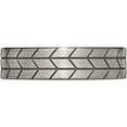 thumbnail image 3 of Titanium Flat Tread Design 6mm Brushed Band (Size 7.5) Made In United States tb72-7.5, 3 of 5