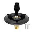 thumbnail image 2 of DOLITY 1/2" NPT Male City Water Fill Flange Brass Flush RV Water Backflow Preventer Black, 2 of 9