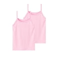 thumbnail image 2 of NAISIBABY Girls Tank Tops 2-Pack, Spaghetti Strap Ultra-Soft Scoop Neck Kids Dance Ballet Sports Camisole Pink Size 12, 2 of 5