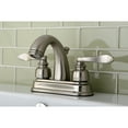 thumbnail image 2 of Kingston Brass KB8618NFL 4 in. Centerset Bathroom Faucet, Brushed Nickel, 2 of 4