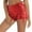 Red, variant on Short Yoga Pants Women Fashion High Waist Lace Hollow Sequin Plus Size Shorts for Women,Silver,XL