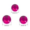 thumbnail image 2 of 3064Pcs 6 Sheets Rhinestone Stickers 3/4/5 mm Self Adhesive Gems Glitter Stickers for DIY Craft, Rose Red, 2 of 6