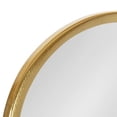 thumbnail image 6 of Kate and Laurel Laranya Modern Decorative Table Mirror, 11 x 15, White and Gold, Glamorous Freestanding Tabletop Mirror with Robust Metal Tray for Makeup and Jewelry Storage and Display, 6 of 10