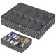 thumbnail image 3 of Muyoka Caja organizadora de almacenamiento de zapatos debajo de la cama Caja contenedora de zapatos plegable Bolsa de zapatos debajo de la cama con cubierta transparente y 3 asas Total para 10 pares d Muyoka Hogar, 3 of 7