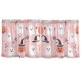 thumbnail image 7 of Yayeee Kitchen Curtains Tier Set of 2 Light Filtering 57"x24" Over Sink Window Panels, Pink Halloween Ghosts, 7 of 7