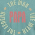 thumbnail image 3 of CafePress - Papa Man Myth Legend T Shirt - Mens Comfort Colors Shirt, 3 of 5