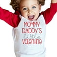 thumbnail image 5 of Otqutp 2025 Kids Baby Valentine's Day Long Sleeve T Shirt Toddler Girls Boys Letter Heart Print Blouse Valentine Oversized Crewneck Tee Tops(Red-3,4-5 Years), 5 of 5