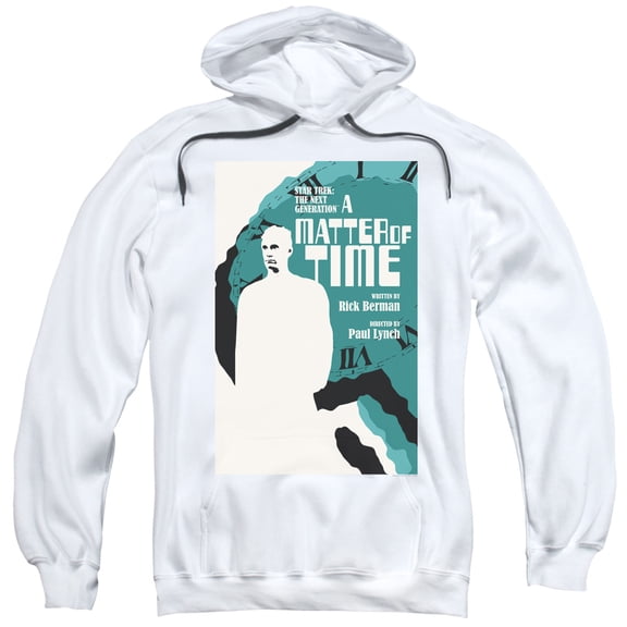 Star Trek Tng Season 5 Episode 9 Adult Pullover Hoodie Sweatshirt White