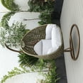 thumbnail image 2 of HomeStock Beige Country Cottage Hanging Egg Swing Chair, 2 of 5