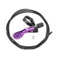 thumbnail image 4 of Palanca de Control remoto cuentagotas para tija de sillín de bicicleta con cable y tapa final para deportes Púrpura, 4 of 8