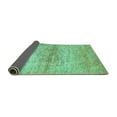 thumbnail image 2 of Ahgly Company Indoor Rectangle Abstract Turquoise Blue Modern Area Rugs, 6' x 9', 2 of 4