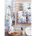 thumbnail image 2 of Spring Flowers Kitchen Dish Towels for Drying Dishes Set of 2, Watercolor Floral Butterflies Botanical Waffle Weave Microfiber Hand Tea Bathroom Towels Quick Dry & Absorbent Towel 15.7x23.6, 2 of 7