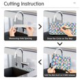thumbnail image 5 of Yayeee Faucet Mat for Kitchen Sink 30" Diatomite Long Splash Guard Pad, Blue Checkered Daisy, 5 of 7