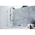 thumbnail image 5 of Glass Warehouse  58.25" x 24" Frameless Shower Bath Fixed Panel Matte Black Matte, 5 of 5