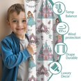 thumbnail image 3 of Blackout Kids Curtains,White Princess Castle Pattern Childrens Insulated Curtains Set Of 2,Bedroom Essentials,Toddler Room Decor 42"x63", 3 of 5
