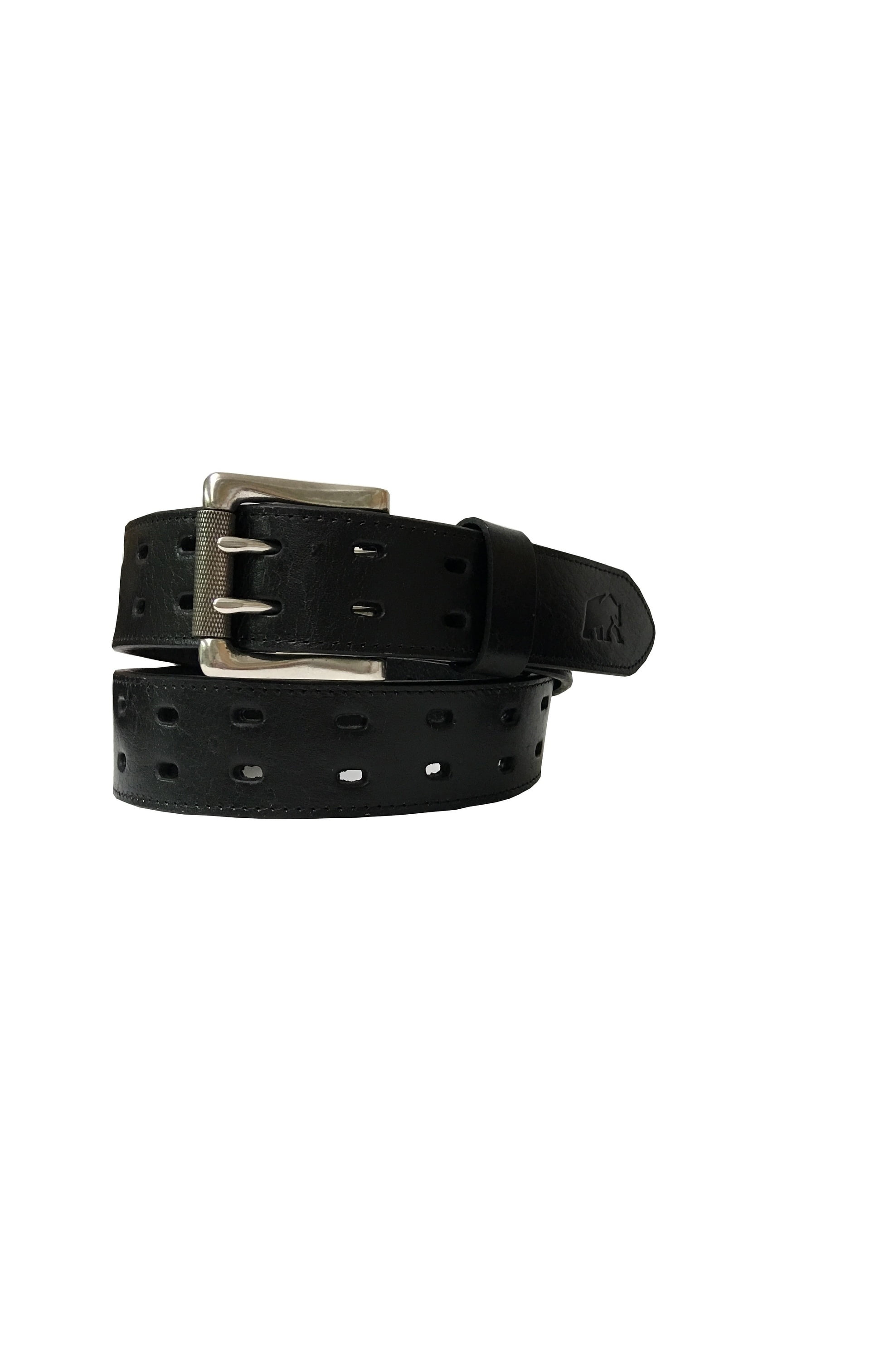 BLACK Leather Work Belt Size 44
