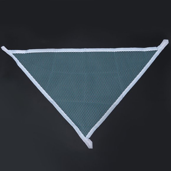 RUNROTOO 1Pcs Sky-Blue Dacron Toy Hammock Hanging Stuffed Animal Net for Room Organization 80x60x60cm