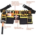 thumbnail image 2 of Ceinture à Outils avec 11 Poches, Porte-Outils, en Tissu Oxford Imperméable, avec Sangles Réglables, 2 of 5